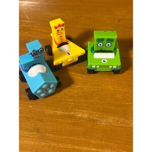 Numberblocks Numberblobs Race Car Toy Set Characters 3 4 5 Educational Math Toys